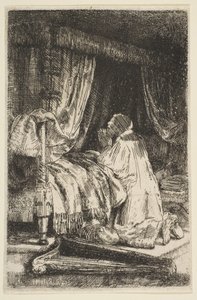 David i bøn, 1652. af Rembrandt van Rijn