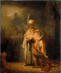 David siger farvel til Jonathan af Rembrandt van Rijn