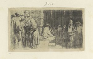De Farizeeers i de Tempel Samling af 85 originale tryk (serietitel) af Rembrandt van Rijn