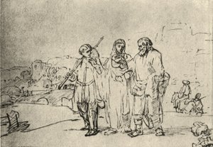Turen til Emmaus af Rembrandt van Rijn