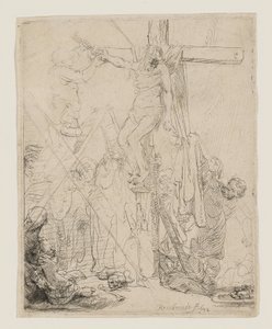 Nedtagelsen fra korset, en skitse af Rembrandt van Rijn