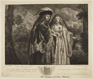 Kaldet "Manden med den hvide fjer" af Rembrandt van Rijn