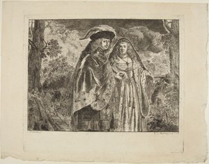 Manden med den hvide fjer af Rembrandt van Rijn