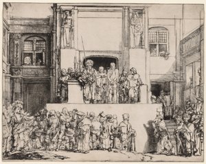 Ecce Homo. Kristus præsenteret for folket, 1655. af Rembrandt van Rijn