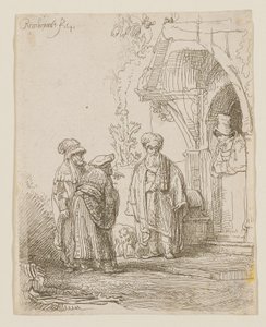Jakob og Laban af Rembrandt van Rijn