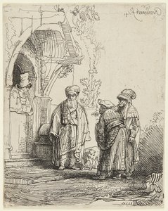Jakob og Laban af Rembrandt van Rijn
