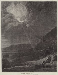 Jakobs drøm af Rembrandt van Rijn