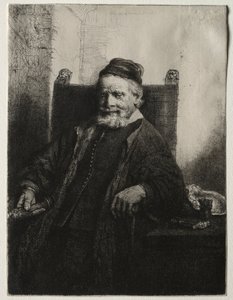 John Lutma, guldsmed, 1656. af Rembrandt van Rijn