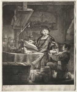 Jan Uytenbogaert, 1639. af Rembrandt van Rijn
