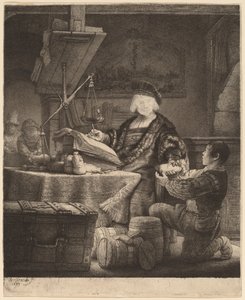 Jan Uytenbogaert, "Guldvægteren" af Rembrandt van Rijn