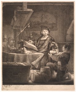 Jan Uytenbogaert, "Guldvægteren" af Rembrandt van Rijn
