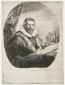 Johannes Wtenbogaert af Rembrandt van Rijn