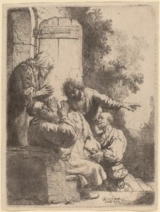 Josefs frakke bragt til Jakob af Rembrandt van Rijn