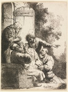 Josefs frakke bragt til Jakob af Rembrandt van Rijn