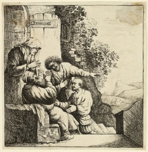 Josefs frakke bragt til Jakob af Rembrandt van Rijn