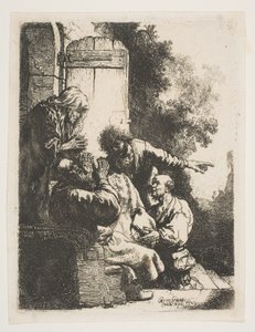 Josephs frakke bragt til Jacob, ca. 1633. af Rembrandt van Rijn