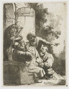 Josefs frakke bragt til Jakob af Rembrandt van Rijn
