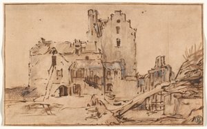 Kostverloren Slot i forfald af Rembrandt van Rijn