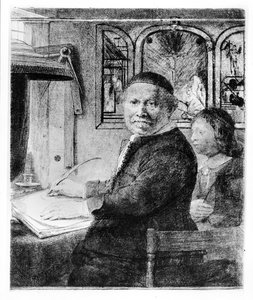 Lieven Willemsz van Coppenol, ca. 1658 (ætsning) af Rembrandt van Rijn