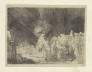 Loflied van Simeon Samling af 85 originale tryk (serietitel) af Rembrandt van Rijn