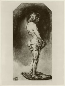 Mand nøgen af Rembrandt van Rijn