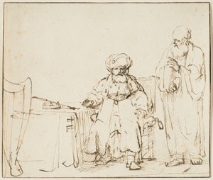 Natan formaner David af Rembrandt van Rijn