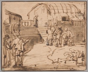Noahs Ark af Rembrandt van Rijn