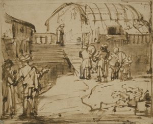 Noas ark, 1660 af Rembrandt van Rijn