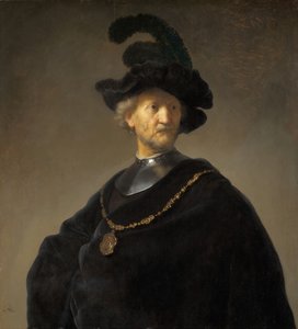 Gammel mand med en guldkæde, 1631. af Rembrandt van Rijn