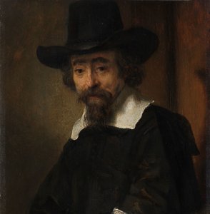 Portræt af Ephraim Well Portræt af Dr. Ephraim Well af Rembrandt van Rijn