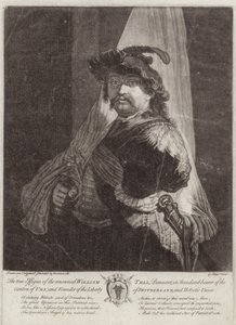 Portræt af William Tell af Rembrandt van Rijn
