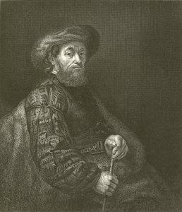 Portræt af en jøde af Rembrandt van Rijn
