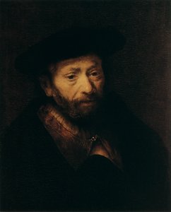 Portræt af en gammel mand, 1600-tallet af Rembrandt van Rijn