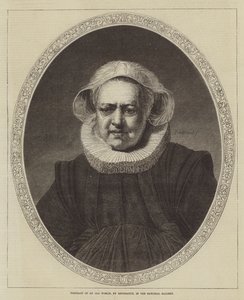 Portræt af en gammel kvinde, i National Gallery