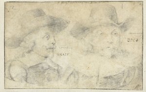 Portrætter af Cornelis de Graeff og Frans Banningh Cocq af Rembrandt van Rijn