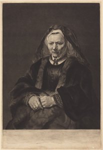 Rembrandts kone af Rembrandt van Rijn