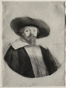 Samuel Manasseh Ben Israel, 1636. af Rembrandt van Rijn