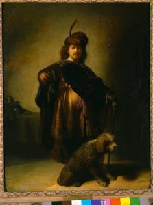 Selvportræt i orientalsk kostume af Rembrandt van Rijn