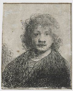 Selvportræt med bred næse Selvportræt med bred næse af Rembrandt van Rijn