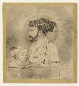 Shah Jahan og hans lille søn af Rembrandt van Rijn