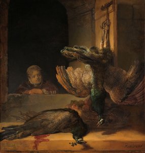 Stilleben med påfugle, ca. 1639