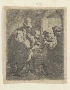 Straatmuzikanten Samling af 85 originale tryk (serietitel) af Rembrandt van Rijn