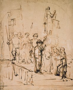 Susanna bragt til dom, 1600-tallet af Rembrandt van Rijn