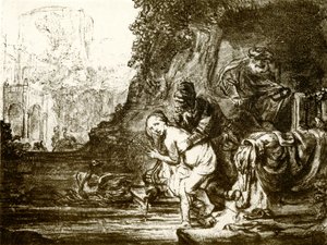 Susanna og de ældste af Rembrandt van Rijn