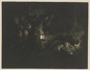 Hyrdernes tilbedelse Hyrdernes tilbedelse: et natstykke af Rembrandt van Rijn