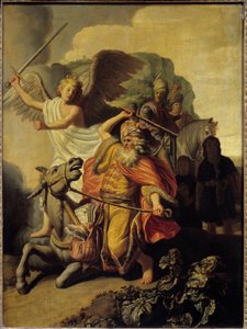 Profeten Bileams æsel, 1626 af Rembrandt van Rijn