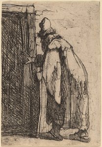 Tobits blindhed: en skitse af Rembrandt van Rijn