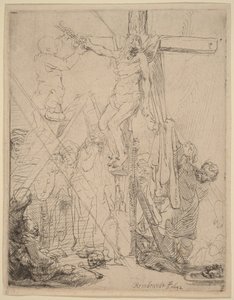 Nedtagelsen fra korset: en skitse af Rembrandt van Rijn