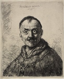 Det første orientalske hoved af Rembrandt van Rijn