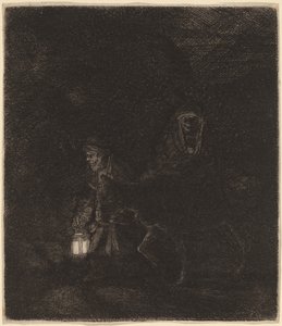 Flugten til Egypten af Rembrandt van Rijn